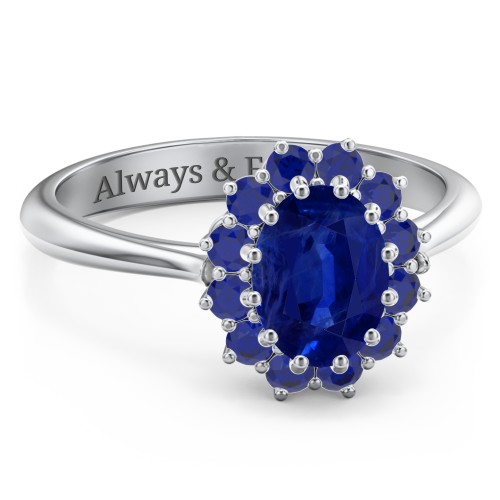 The Lady's Legacy Ring – Sterling Silver with Blue Sapphire