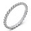 Stackable Beaded Ball Ring – Sterling Silver