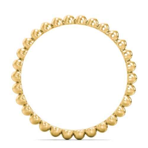 Stackable Beaded Ball Ring