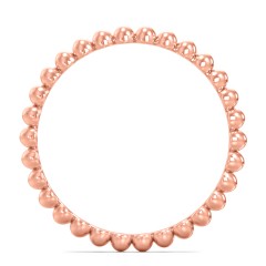 Stackable Beaded Ball Ring