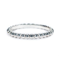 Stackable Beaded Ball Ring