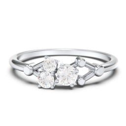 3-Stone Constellation Ring with Gemstones