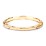 Faceted Wave Band with Milgrain Detailing – 18K Gold Plated Silver