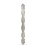 Faceted Wave Band with Milgrain Detailing – 10K White Gold