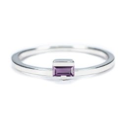 Off-Set Baguette Stackable Ring