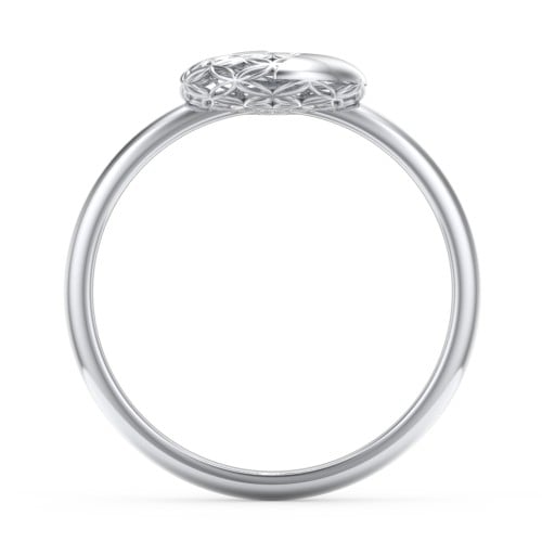 Yin-Yang Ring with Filigree Detailing