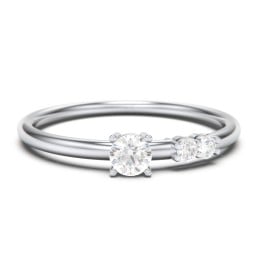 3-Stone Stacking Ring