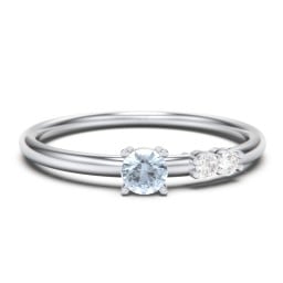 3-Stone Stacking Ring