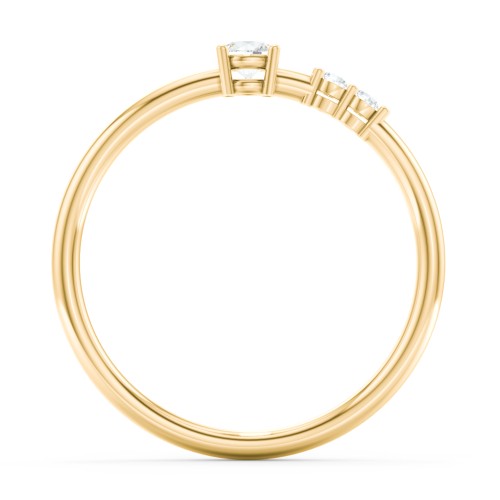 3-Stone Stacking Ring