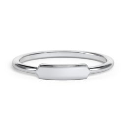 Engravable Bar Sorority Ring