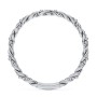 V-Shape Stacking Ring with Twisted Band