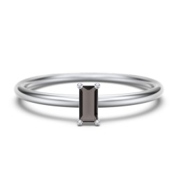 Vertical Baguette Stackable Ring