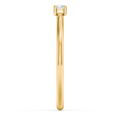 East-West Stackable Baguette Ring