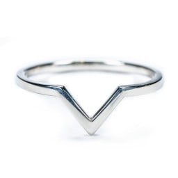 V-Shape Stackable Ring