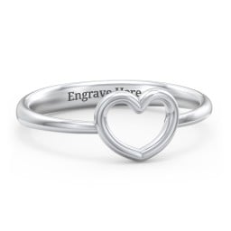 Open Heart Ring
