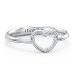 Open Heart Ring