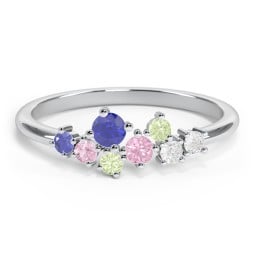 8-Stone Cluster Ring