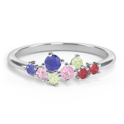 8-Stone Cluster Ring