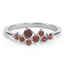 8-Stone Cluster Ring