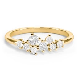 8-Stone Cluster Ring