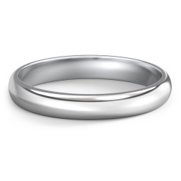 Classic Half Round Wedding Band - 3mm Width