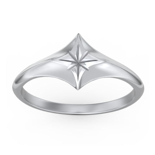 Women's North Star Signet Ring