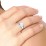 Women's Abstract Signet Ring with Accent Stone