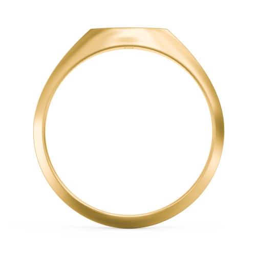 Women's Evil Eye Signet Ring with Accent Stone