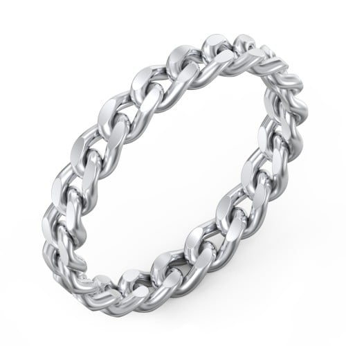 Curb Link Chain Ring