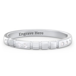 "Love" Morse Code Ring with Accents