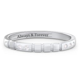 "Love" Morse Code Ring with Accents