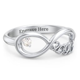 2020 Infinity Ring with Birthstone