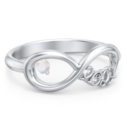 2022 Infinity Ring with Birthstone
