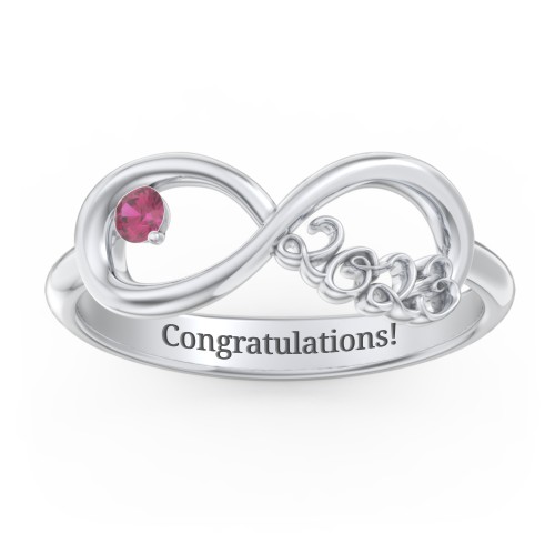 2023 Infinity Ring with Birthstone