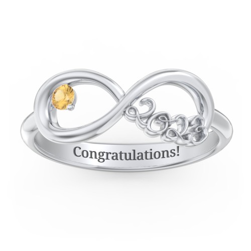 2023 Infinity Ring with Birthstone