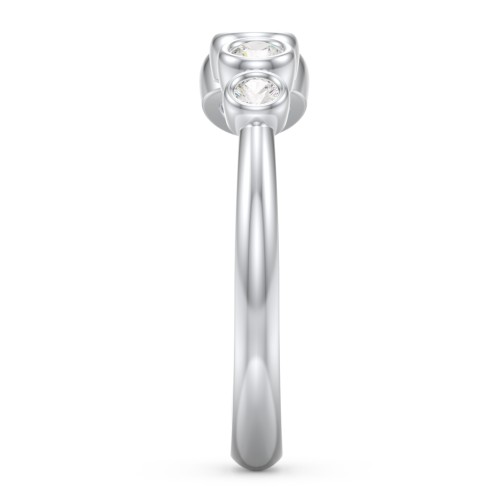 Generations 4-Stone Bezel Set Mother's Ring