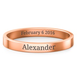 Engravable Stacking Ring