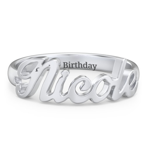 Personalised Name Ring