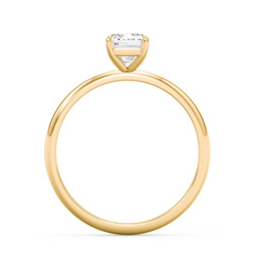 1 ct. (7x5mm) Emerald-Cut Solitaire Moissanite Engagement Ring