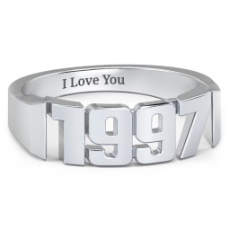 Personalised Year Ring