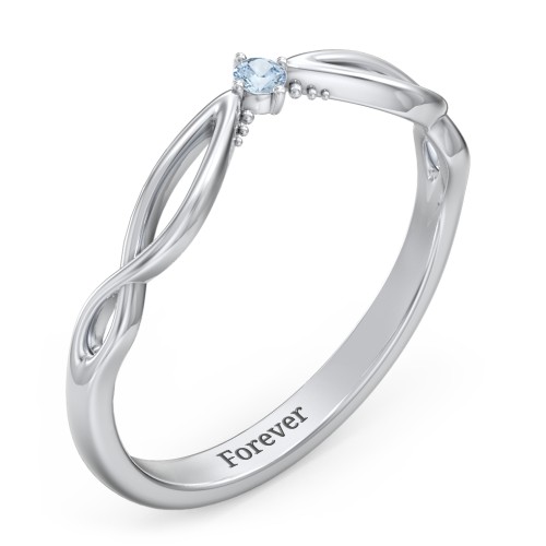 Celtic Gemstone Contour Wedding Band