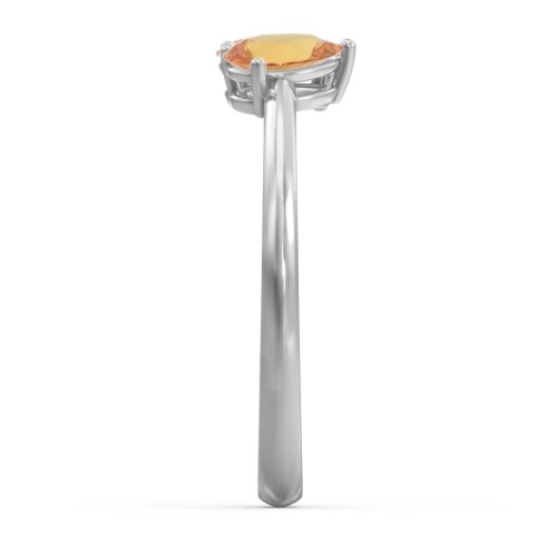 Toi et Moi Oval and Pear Gemstone Ring