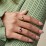 Toi et Moi Oval and Pear Gemstone Ring – Sterling Silver with Peridot and Blue Topaz