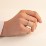 Twisted Vine Gemstone Heart Promise Ring with Accent Stones – 10K White Gold with Pink Tourmaline and Fancy Pink Premium Zirconia