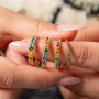 Rainbow Stackable Ring - 2.5mm