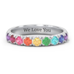 Rainbow Stackable Ring - 3mm