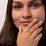 Croissant Dome Ring with Heart Gemstone – 10K White Gold with Citrine