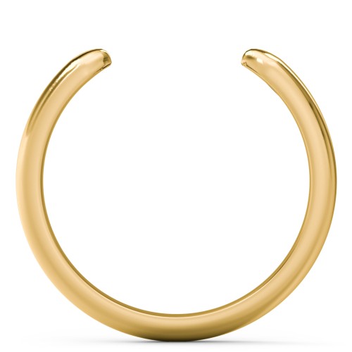 Classic Open Cuff Ring – 18K Gold Plated Silver