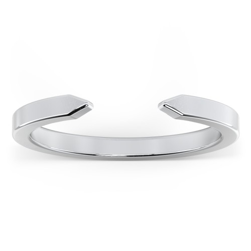 Narrow Essential Open Cuff Band Ring - Small Gap – Sterling Silver