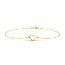 Heart Bracelet with Cold Enamel